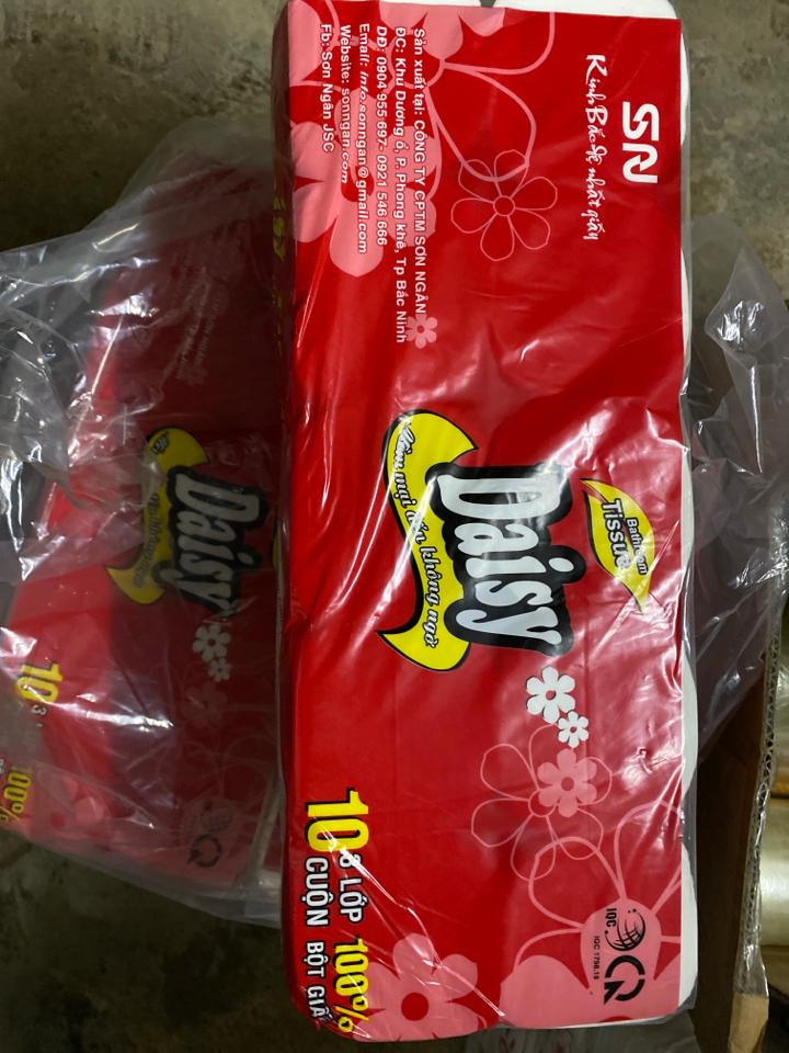 Giấy vệ sinh Daisy đỏ 10 cuộn-duoc-ban-tai-KHÁNH TRANG Company