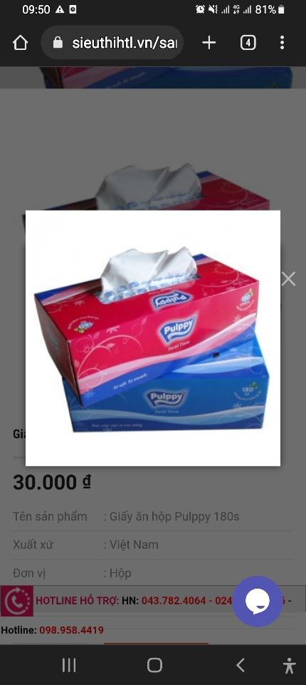 Khăn giấy hộp Classic pulppy 180T-duoc-ban-tai-KHÁNH TRANG Company