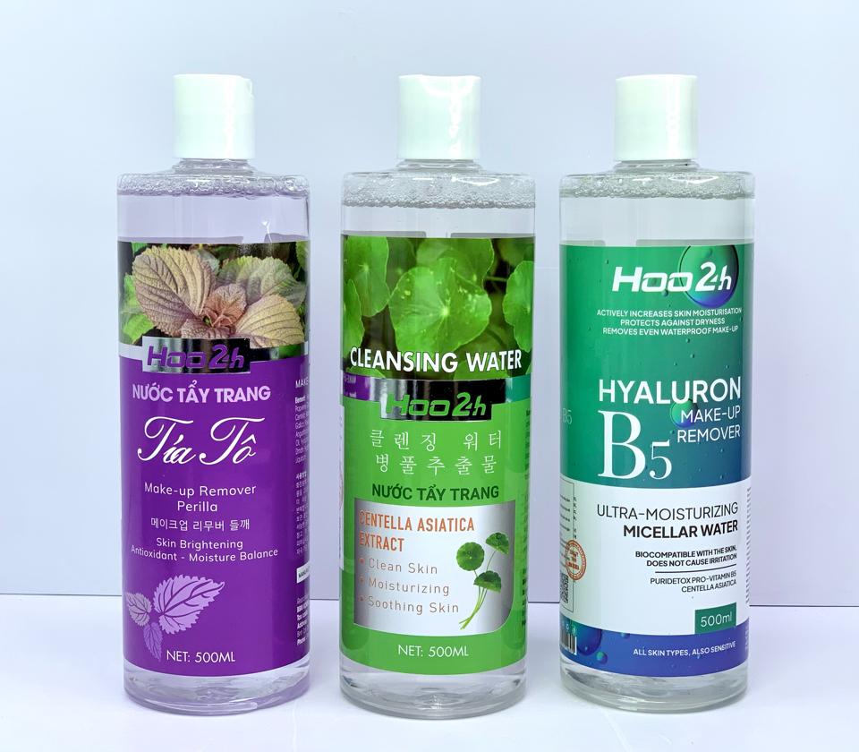 NƯỚC TẨY TRANG HOO 24H (500ML) – CHIẾT XUẤT TÍA TÔ, RAU MÁ, TRÀ XANH & B5-duoc-ban-tai-MỸ PHẨM QUÂN THU