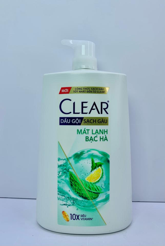 Dầu Gội Clear 1.4kg Bạc Hà - Đánh Bay Gàu, Sạch Da Đầu, Sảng Khoái Lâu Dài-duoc-ban-tai-MỸ PHẨM QUÂN THU
