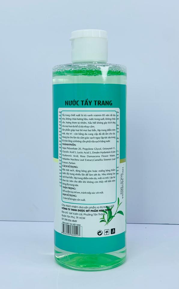 NƯỚC TẨY TRANG HOO 24H (500ML) – CHIẾT XUẤT TÍA TÔ, RAU MÁ, TRÀ XANH & B5-duoc-ban-tai-MỸ PHẨM QUÂN THU