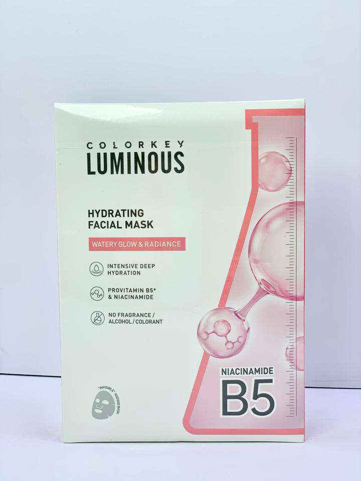 MẶT NẠ GIẤY COLORKEY LUMINOUS VITAMIN B5 – PHỤC HỒI & DƯỠNG ẨM CHO LÀN DA HOÀN HẢO-duoc-ban-tai-MỸ PHẨM QUÂN THU