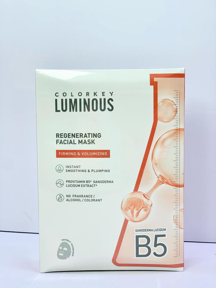 MẶT NẠ GIẤY COLORKEY LUMINOUS VITAMIN B5 – PHỤC HỒI & DƯỠNG ẨM CHO LÀN DA HOÀN HẢO-duoc-ban-tai-MỸ PHẨM QUÂN THU