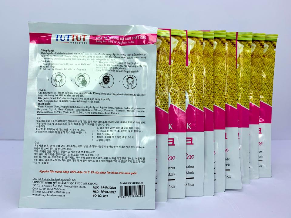 Mặt Nạ Dưỡng Ẩm, Trắng Da, Ngăn Ngừa Lão Hóa TUTTUT – Bí Quyết Cho Làn Da Hoàn Hảo-duoc-ban-tai-MỸ PHẨM QUÂN THU