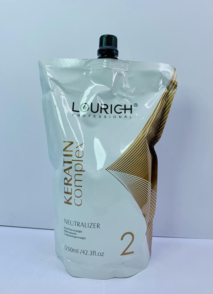 CẶP THUỐC DUỖI ÉP TÓC THẲNG PHỤC HỒI LOURICH KERATIN COMPLEX (1250ML X2) – CHUYÊN NGHIỆP SALON-duoc-ban-tai-MỸ PHẨM QUÂN THU