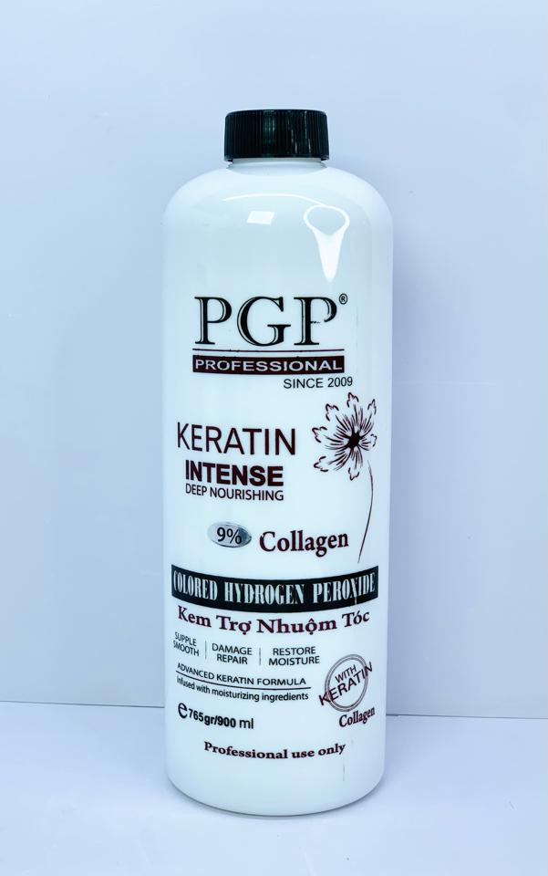 OXY TRỢ NHUỘM THƠM PGP – CHỐNG RÁT, DƯỠNG TÓC KERATIN COLLAGEN (900ML)-duoc-ban-tai-MỸ PHẨM QUÂN THU