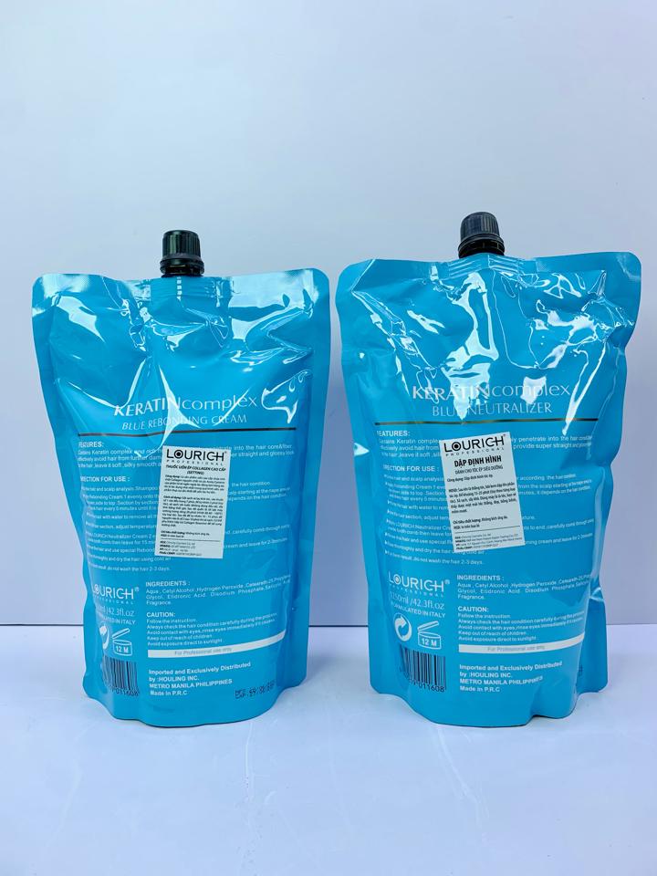 CẶP THUỐC DUỖI ÉP TÓC THẲNG PHỤC HỒI LOURICH KERATIN COMPLEX (1250ML X2) – CHUYÊN NGHIỆP SALON-duoc-ban-tai-MỸ PHẨM QUÂN THU