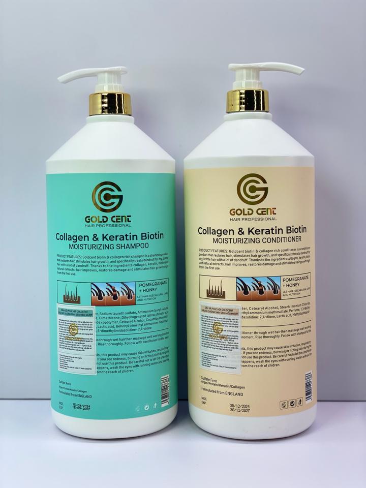 Cặp Dầu Gội Xả Gold Cent – 2000ml Tiết Kiệm, Hương Thơm Sang Trọng, Mềm Mượt Đến 72H-duoc-ban-tai-MỸ PHẨM QUÂN THU