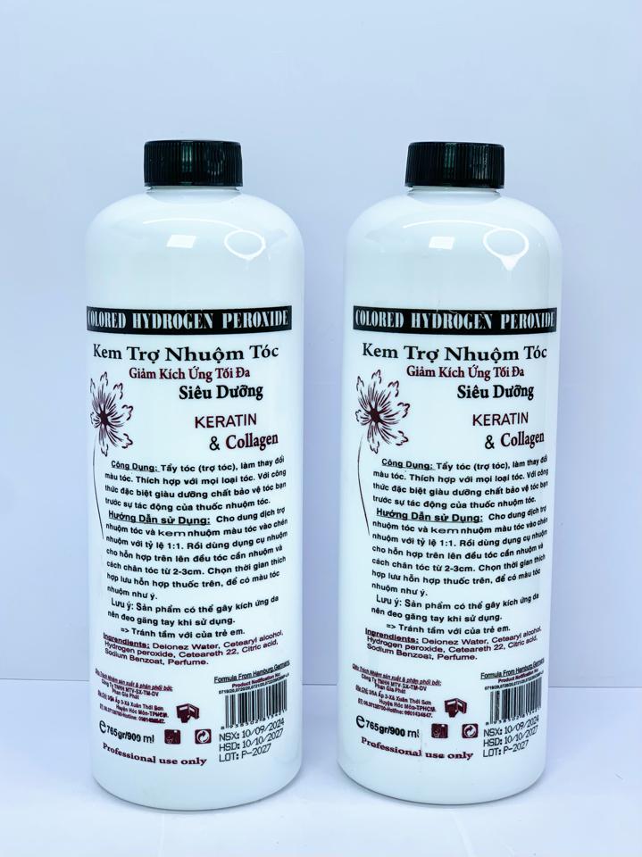 OXY TRỢ NHUỘM THƠM PGP – CHỐNG RÁT, DƯỠNG TÓC KERATIN COLLAGEN (900ML)-duoc-ban-tai-MỸ PHẨM QUÂN THU