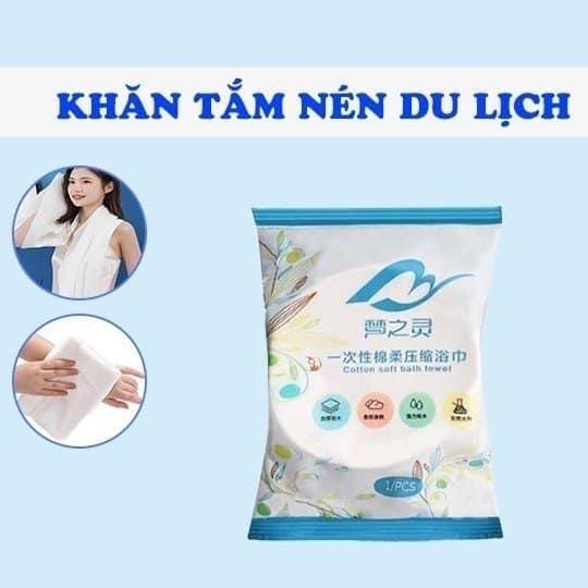 Khăn nén tắm 70*140 -duoc-ban-tai-TỔNG KHO TRẦN DUNG