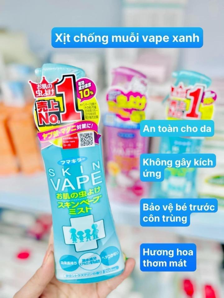 Xịt chống muỗi skin vape Nhật -duoc-ban-tai-TỔNG KHO TRẦN DUNG