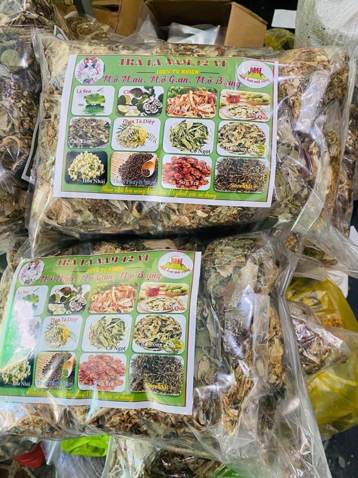 Trà lá nam 10 vị giảm cân -duoc-ban-tai-TỔNG KHO TRẦN DUNG