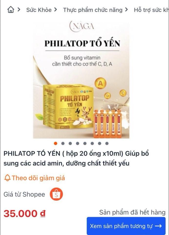 Philatop tổ Yến -duoc-ban-tai-TỔNG KHO TRẦN DUNG