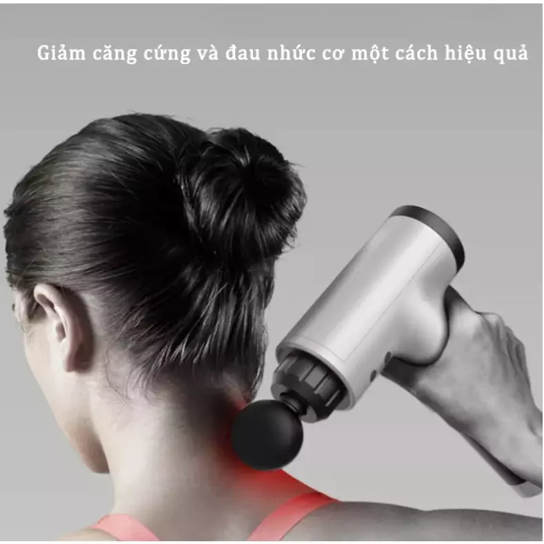 Súng Massage Đấm Lưng Cầm Tay Đa Năng - Sử Dụng Cổ Vai Gáy 4 Đầu 6 Chế Độ-duoc-ban-tai-TỔNG KHO TRẦN DUNG