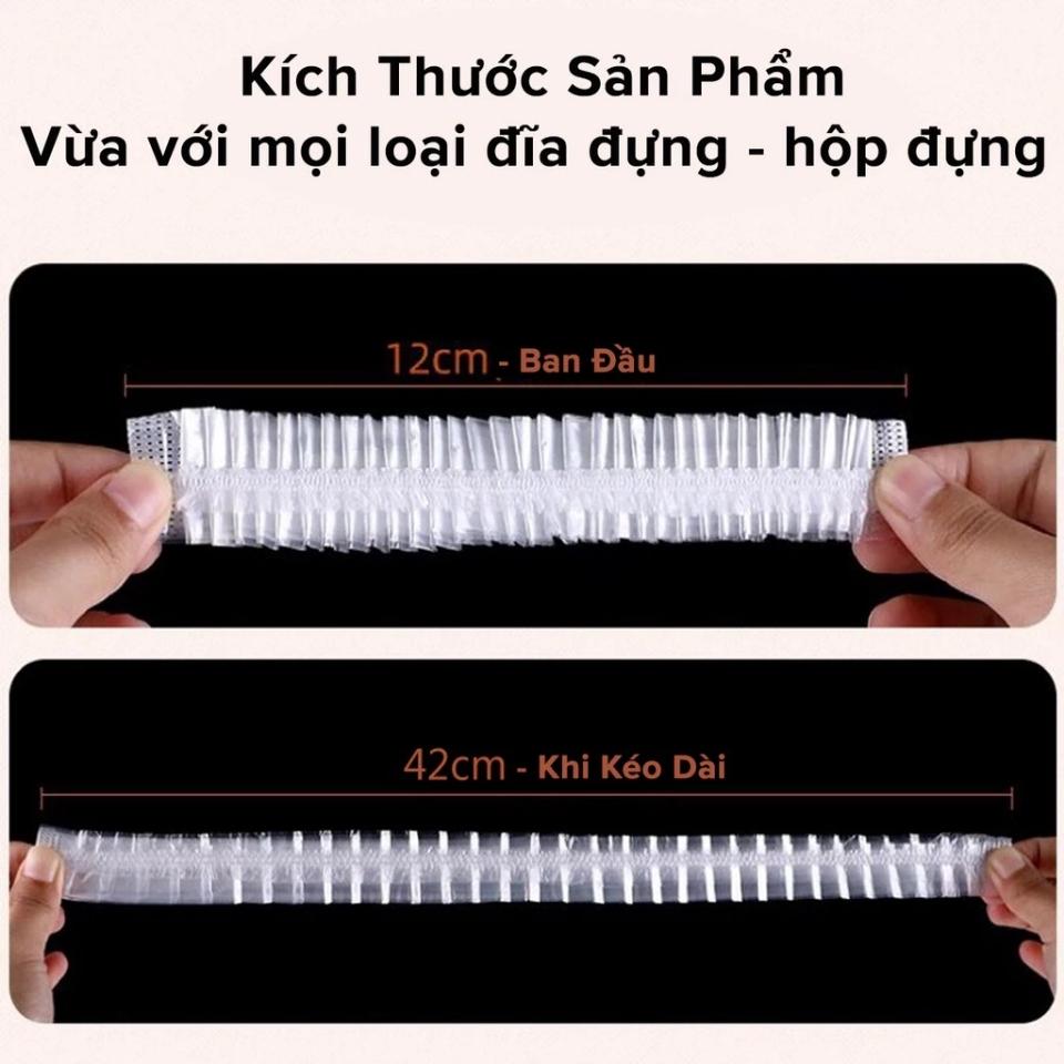 Màng bọc thực phẩm siêu dai, có chun co giãn, có thể tái chế (Túi 100 chiếc)-duoc-ban-tai-TỔNG KHO TRẦN DUNG