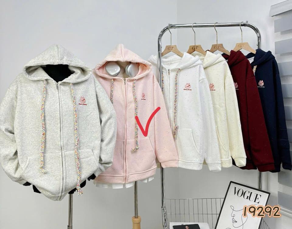 Áo khoác nỉ khoá LL-duoc-ban-tai-Nilasa Boutique