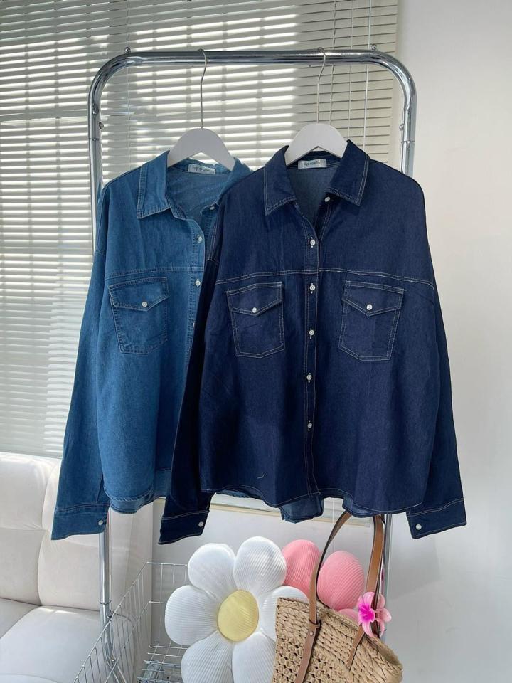 Áo sơ mi denim-duoc-ban-tai-Nilasa Boutique