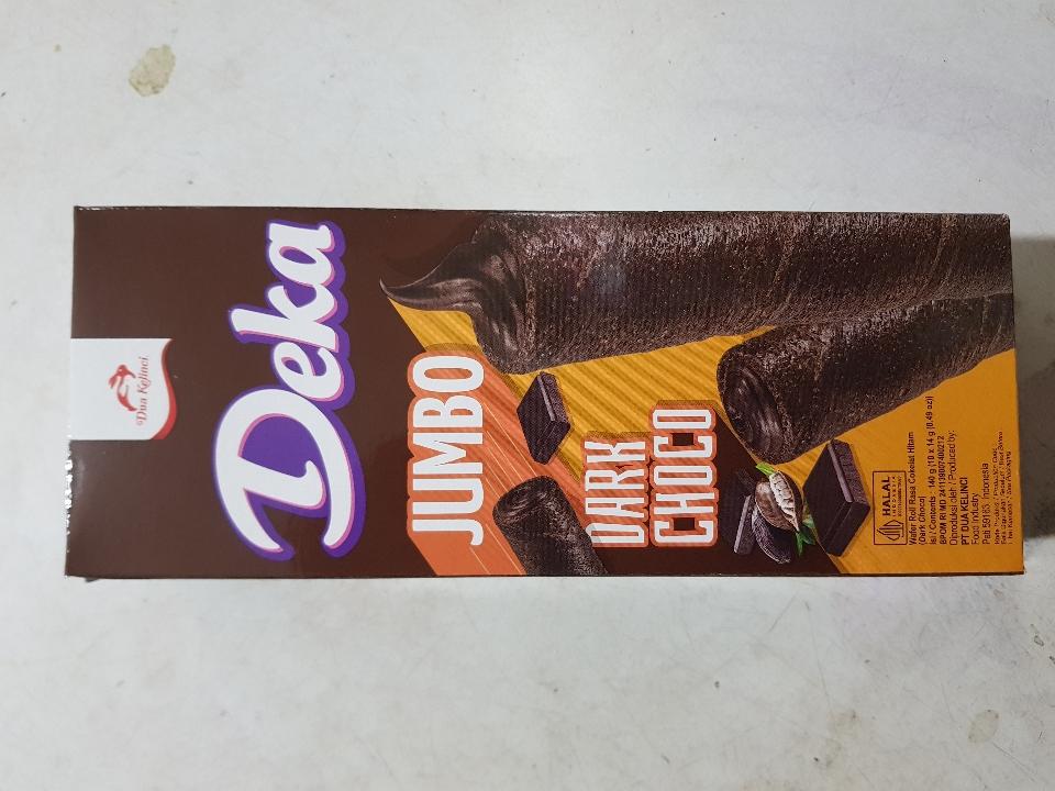 Bánh xốp ống Deka sôcôla-duoc-ban-tai-Tạp hoá Mai