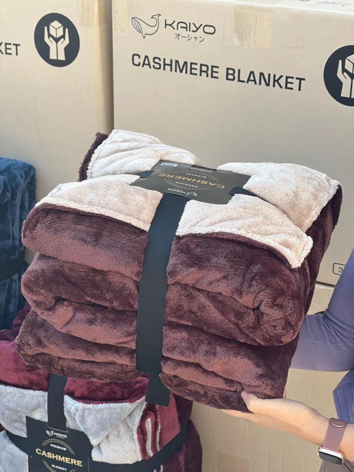 Chăn Cashmere lông dê prenium KAIYO Nhật-duoc-ban-tai-BÁCH HOÁ ATM