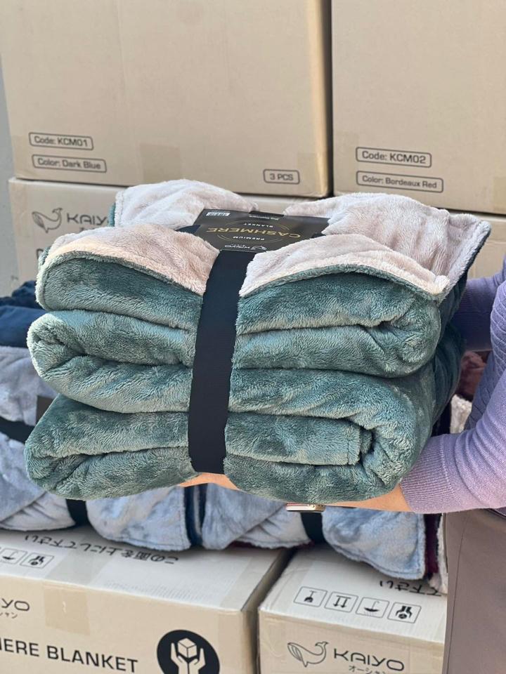 Chăn Cashmere lông dê prenium KAIYO Nhật-duoc-ban-tai-BÁCH HOÁ ATM