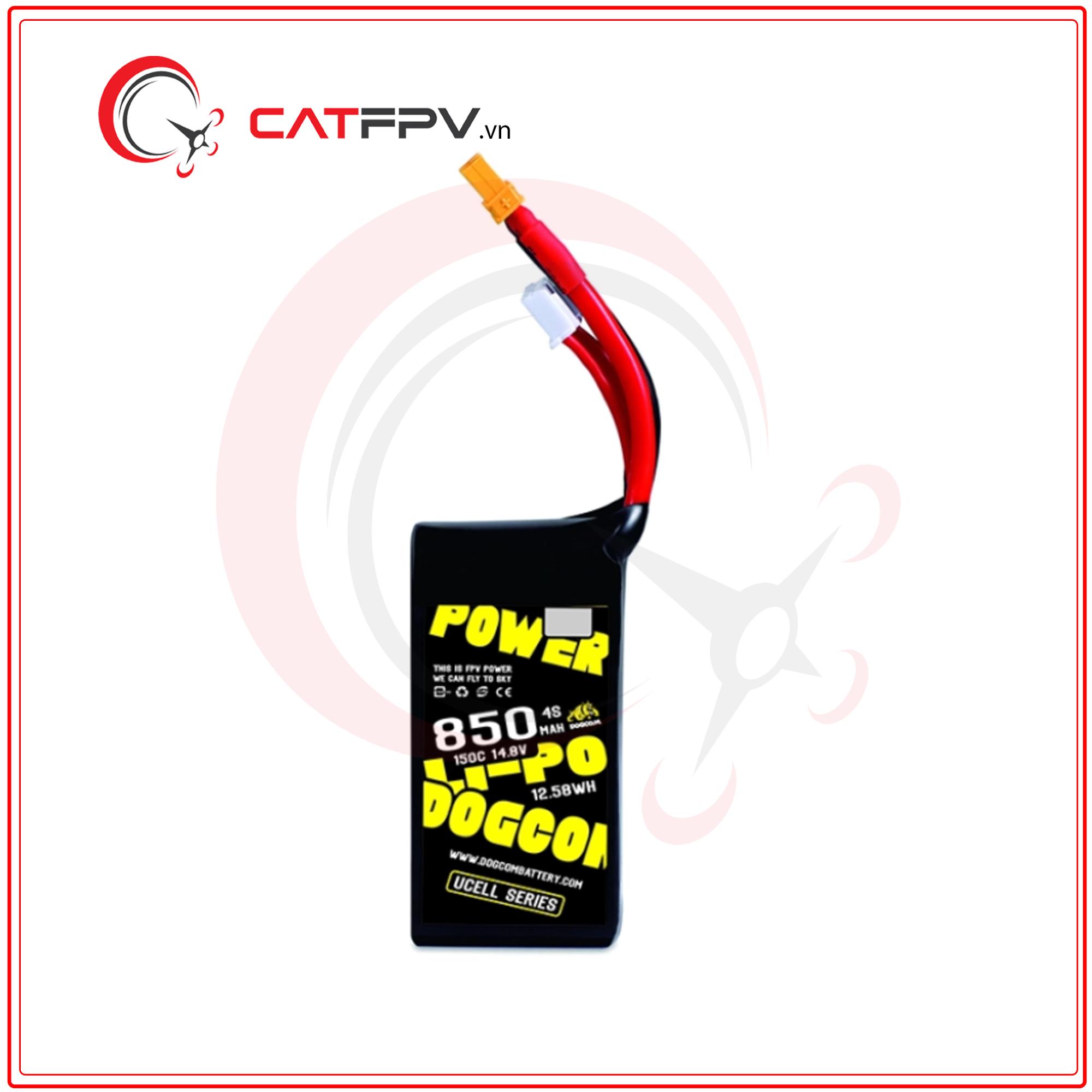 Dogcom UCELL 850mah 4s 150c-duoc-ban-tai-CAT FPV