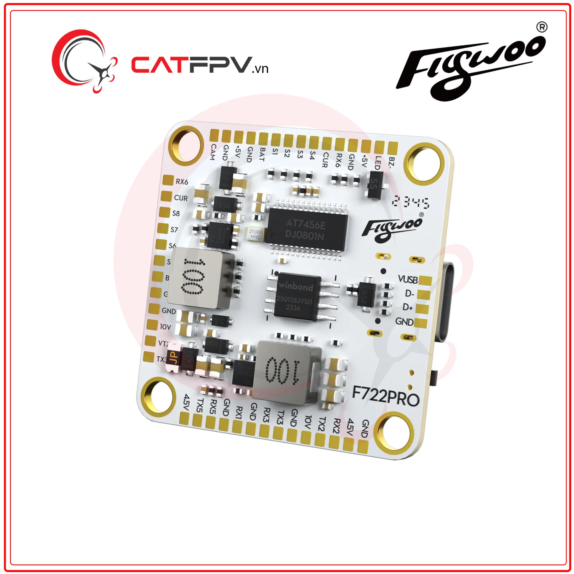 Mạch Điều Khiển Flywoo Goku F722 Pro V2 30X30-duoc-ban-tai-CAT FPV