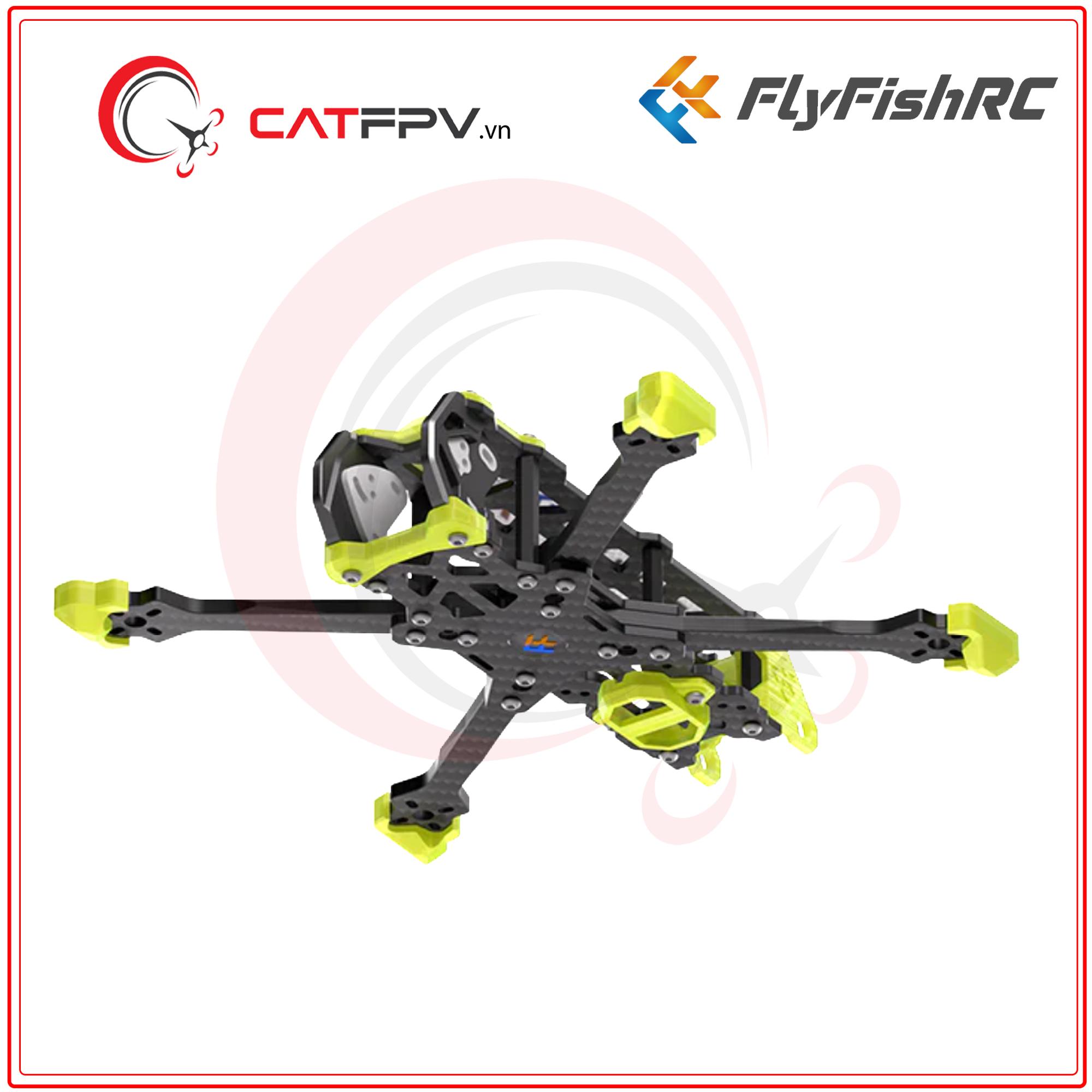 Bộ Khung FlyFish Volador VX3.5" O4 Freestyle Frame Kit-duoc-ban-tai-CAT FPV