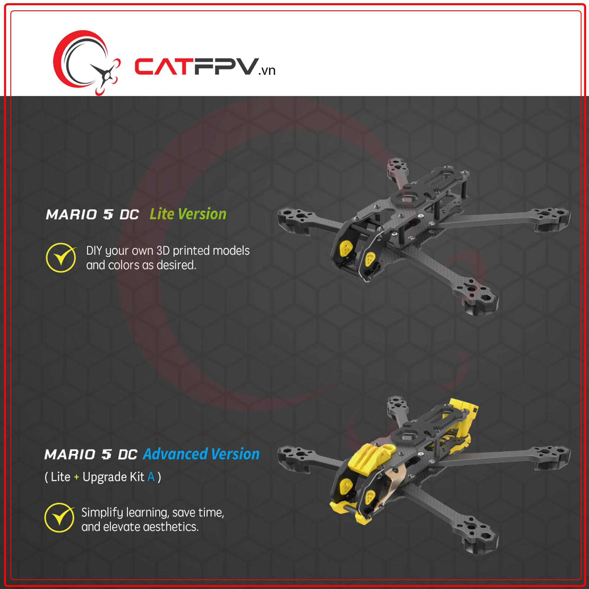 Khung Drone SpeedyBee Mario 5 DC/XH -O4 pro-duoc-ban-tai-CAT FPV