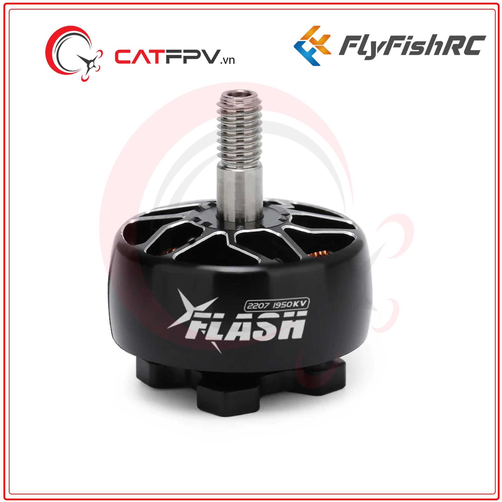 Động Cơ FlyFish Flash 2207-1950KV FPV Motor-Black-duoc-ban-tai-CAT FPV