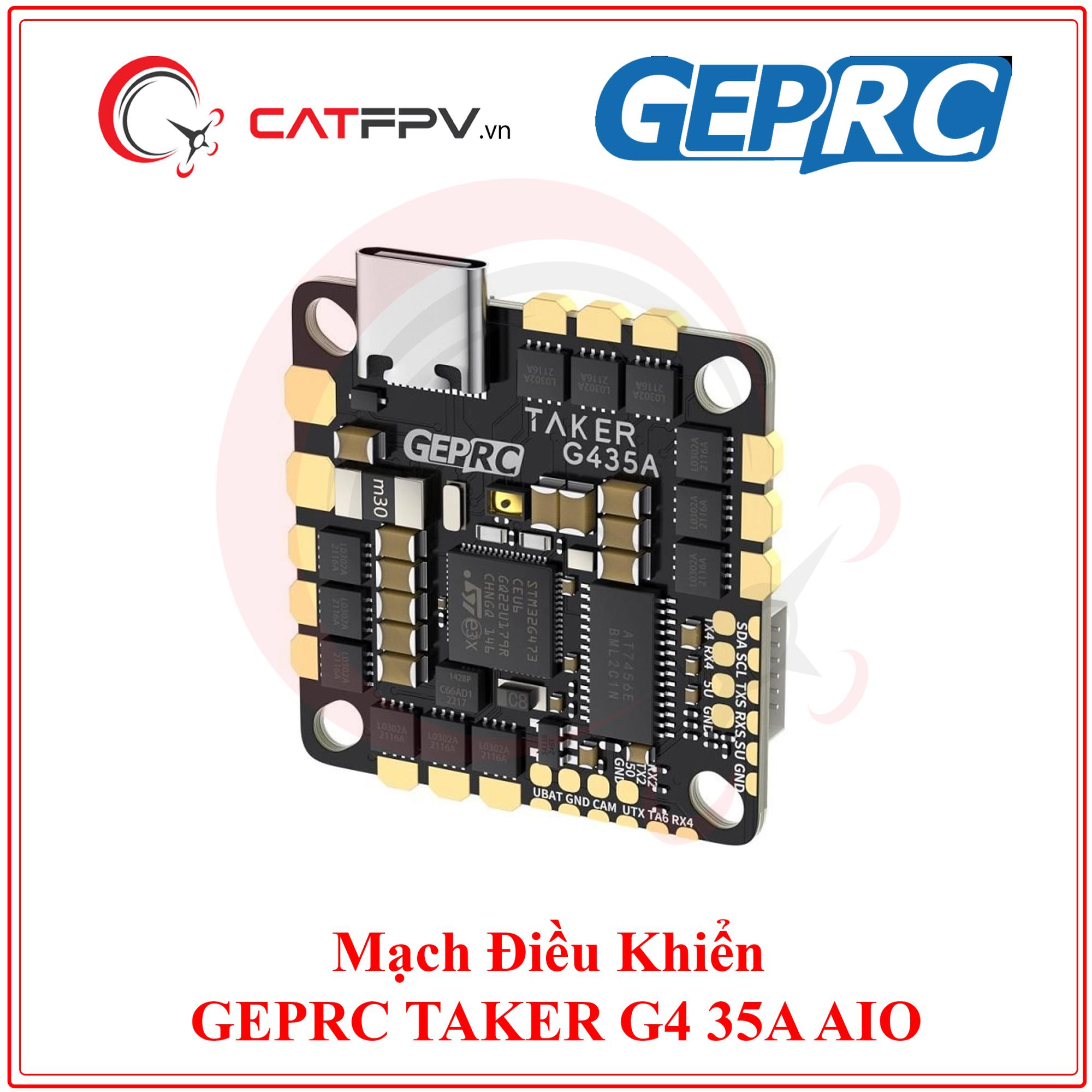  Mạch Điều Khiển GEPRC TAKER G4 35A AIO-duoc-ban-tai-CAT FPV