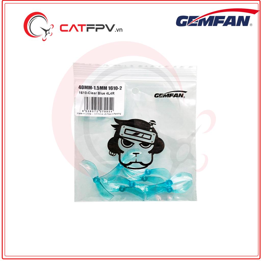 Cánh Quạt Gemfan 40mm 1610 PC 2 Blade 1.5mm - Xanh dương-duoc-ban-tai-CAT FPV
