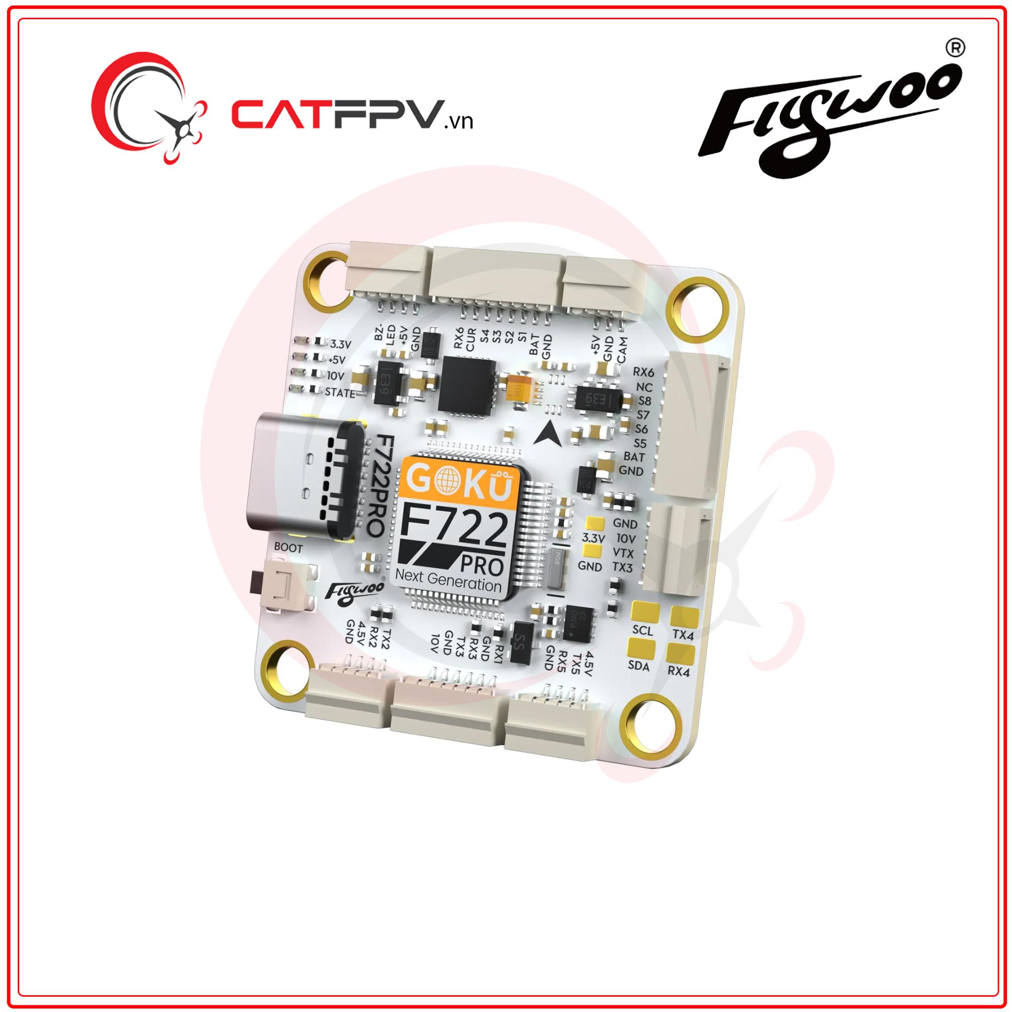 Mạch Điều Khiển Flywoo Goku F722 Pro V2 30X30-duoc-ban-tai-CAT FPV