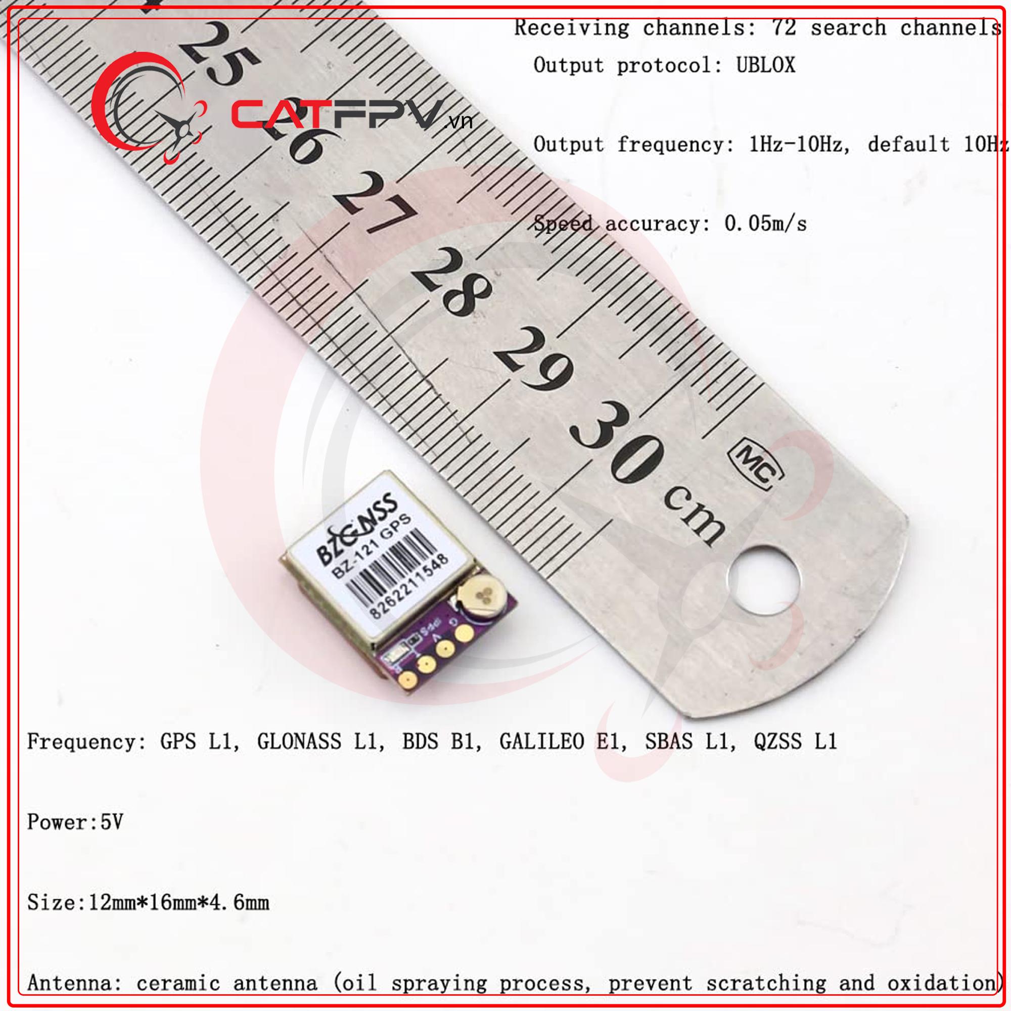 Gps BZ121 - chip m10-duoc-ban-tai-CAT FPV