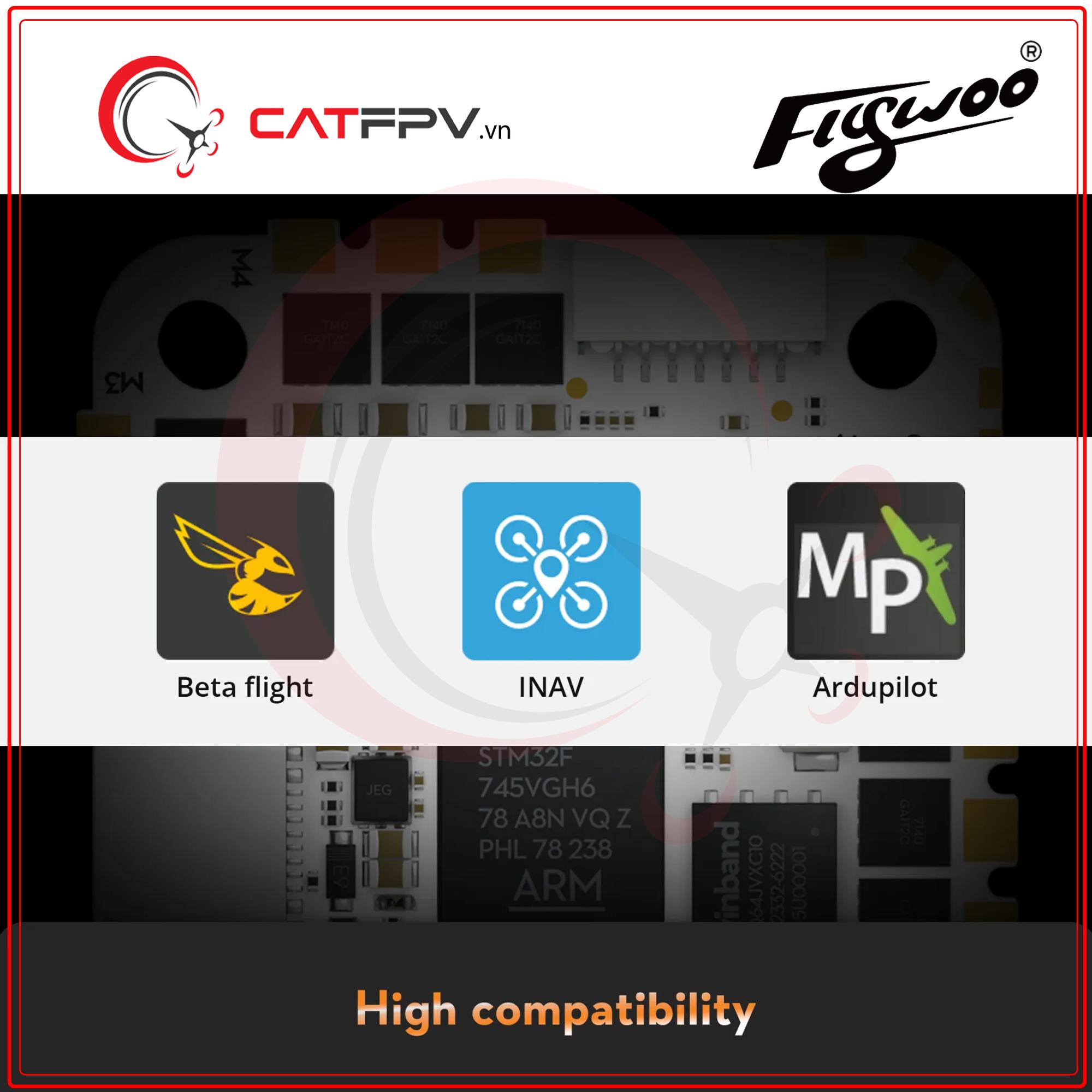 Mạch Điều Khiển Flywoo GOKU GN 745 45A AIO 32bit (MPU6000 ) V3-duoc-ban-tai-CAT FPV