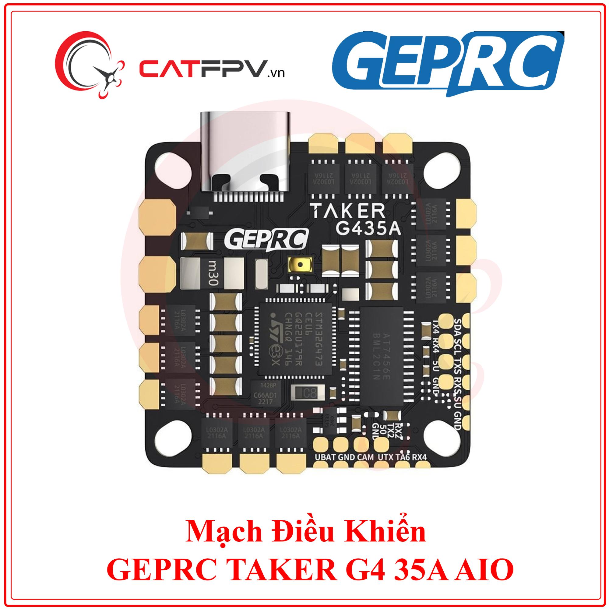  Mạch Điều Khiển GEPRC TAKER G4 35A AIO-duoc-ban-tai-CAT FPV