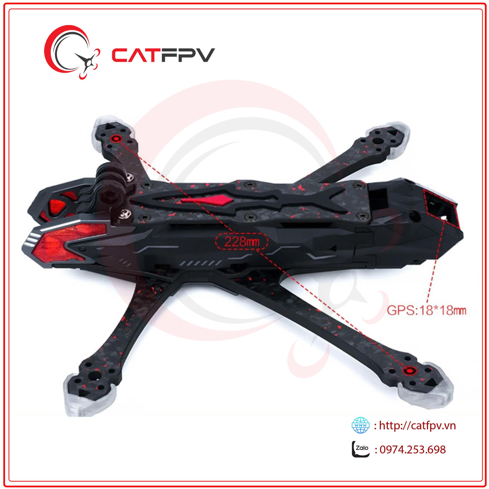 Khung Axisflying Manta 5pro 5 inch bản DC -duoc-ban-tai-CAT FPV