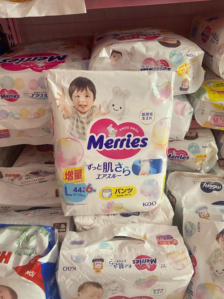Bỉm merries nội địa cộng miếng chính hãng-duoc-ban-tai-Hệ thống mẹ và bé BABY CARE cơ sở 1
