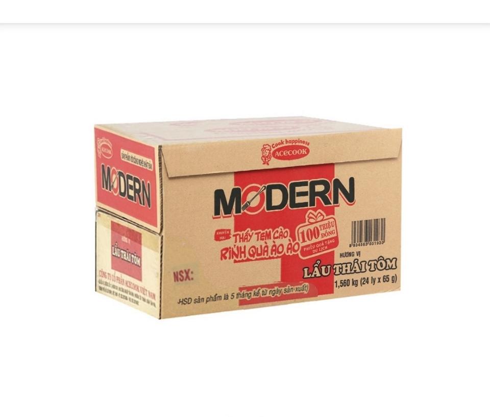 Mì Ly Modern vị Lẩu Thái Tôm Chua Cay x 24 ly-duoc-ban-tai-BB Foods