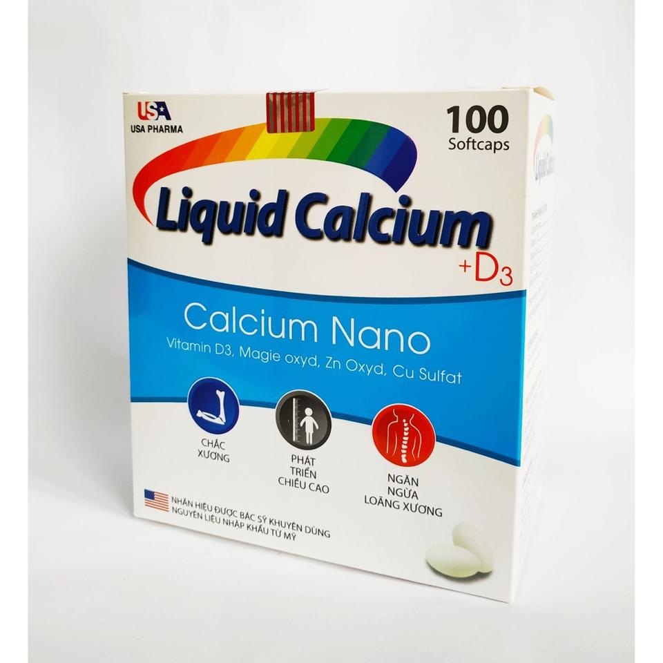 Liquid Calcium D3 Mekophar - Hộp 100 viên-duoc-ban-tai-Đức Hưng Lê