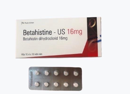 Betahistine 16 US - Hộp 100 viên-duoc-ban-tai-Đức Hưng Lê
