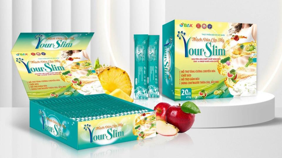 Thạch Dứa Cần Tây YourSlim - Hộp 20 gói-duoc-ban-tai-Đức Hưng Lê