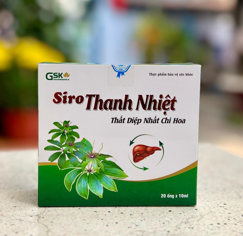 Siro Thanh Nhiệt Thất Điệp Nhất Chi Hoa - Hộp 20 ống-duoc-ban-tai-Đức Hưng Lê