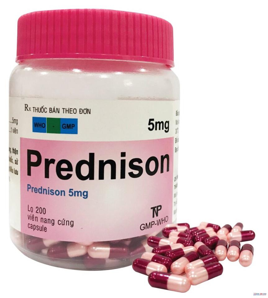 Prednison 5mg T.Nam - Chai 200 viên-duoc-ban-tai-Đức Hưng Lê