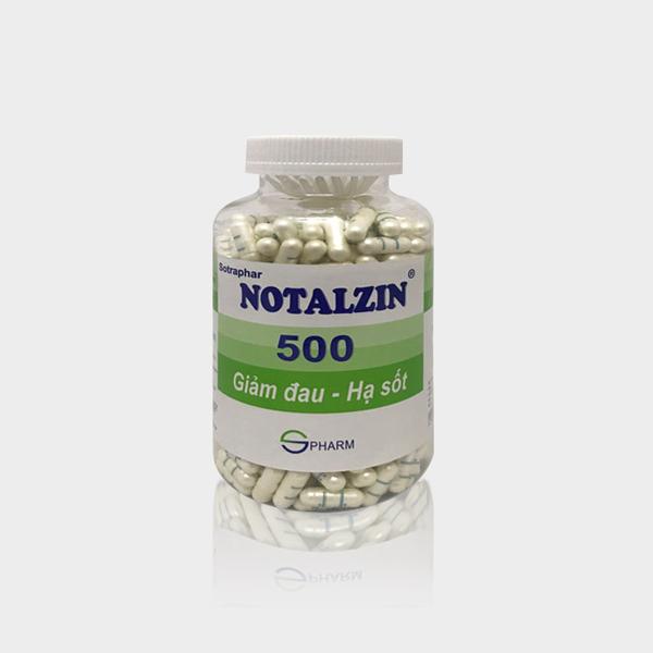 Notalzin 500 S.Pharm - Chai 500 viên-duoc-ban-tai-Đức Hưng Lê