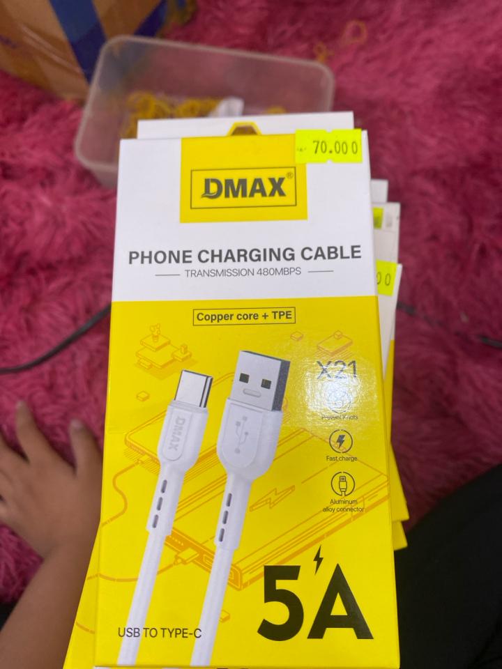 Dây sạc Type-C 5A X21-duoc-ban-tai-Đỗ Vy