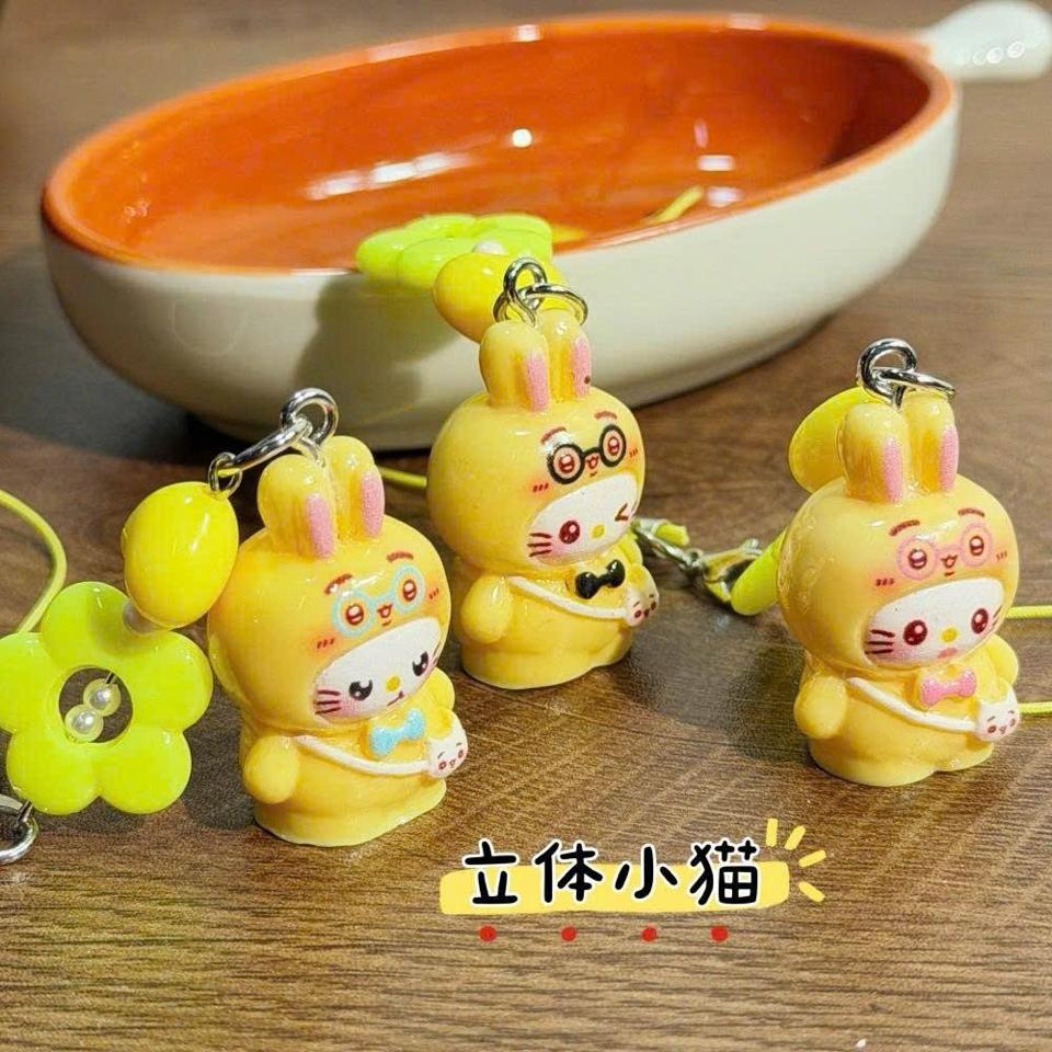 MÓC KHOÁ HELLO KITTY THỎ VÀNG-duoc-ban-tai-Sin Sin Shop