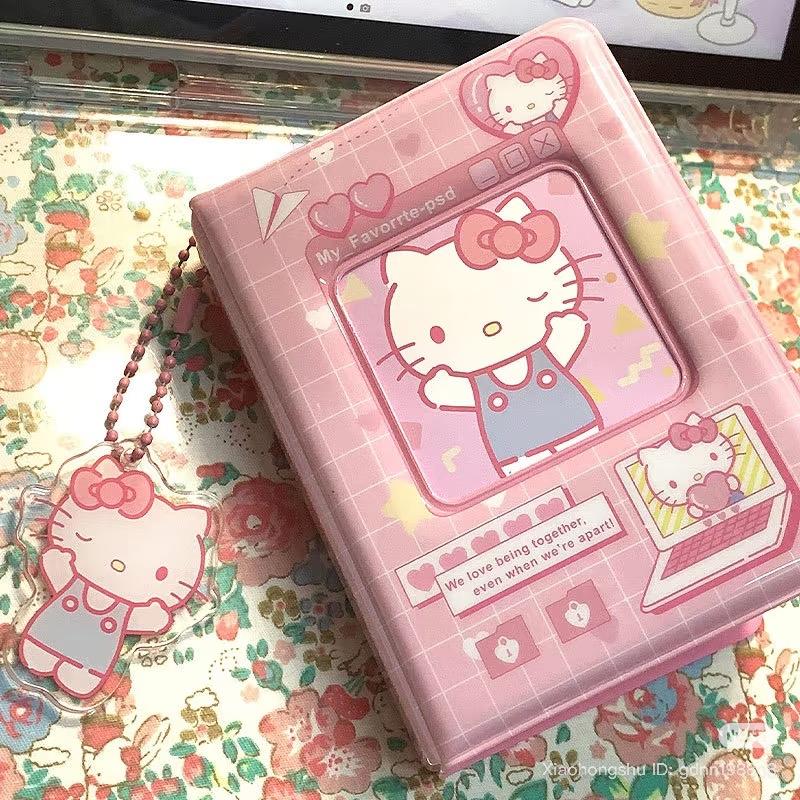 Clollect book album đựng ảnh card hello kitty kèm móc khoá-duoc-ban-tai-Sin Sin Shop
