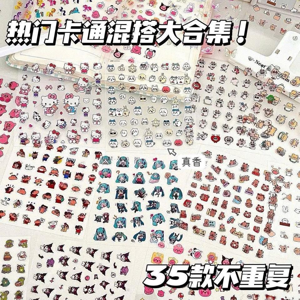 STICKER TRONG SUỐT MINI HOẠT HÌNH-duoc-ban-tai-Sin Sin Shop