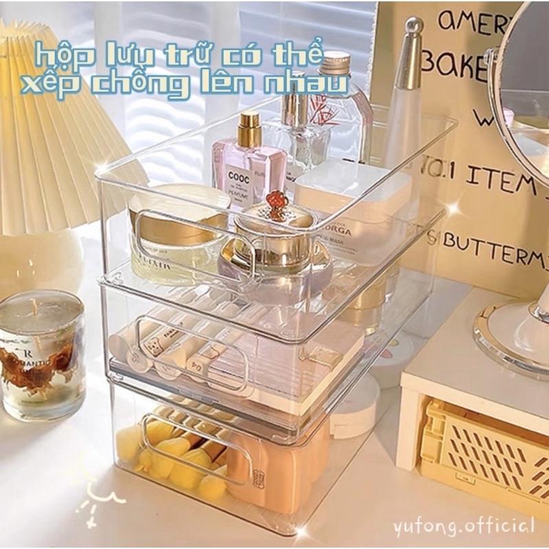 KHAY NHỰA TRONG SUỐT ĐỰNG MỸ PHẨM ĐA NĂNG-duoc-ban-tai-Sin Sin Shop
