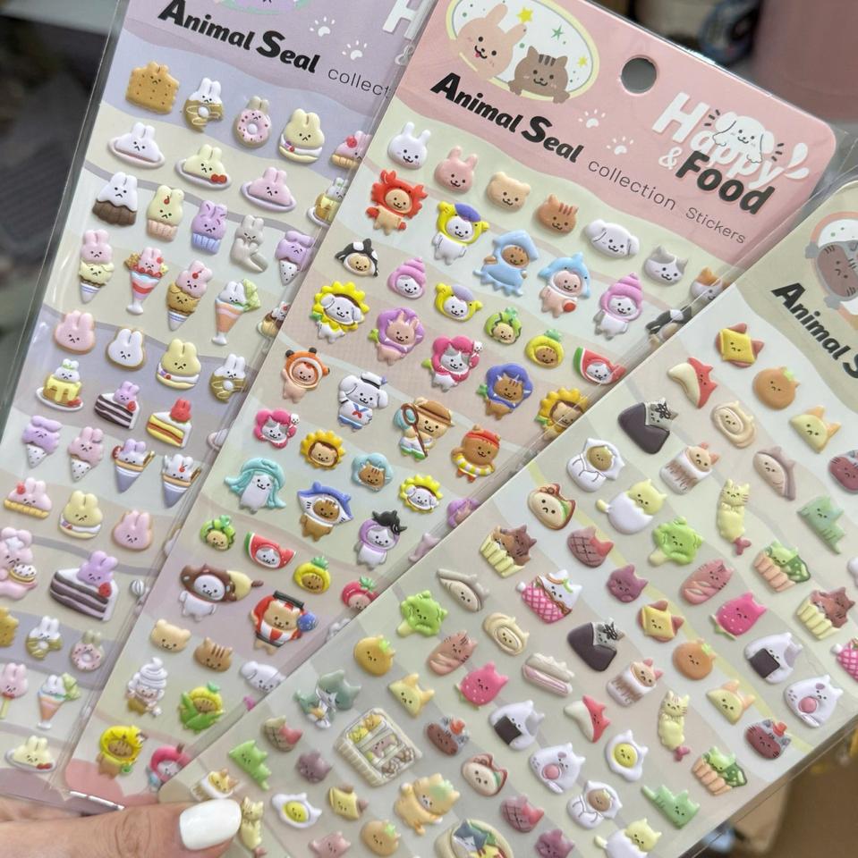 STICKER NỔI 3D ĐỘNG VẬT-duoc-ban-tai-Sin Sin Shop